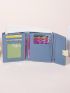 Colorblock Small Wallet Fold Over