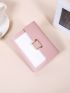 Colorblock Small Wallet Fold Over Fashion Style