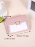 Colorblock Small Wallet Fold Over Fashion Style