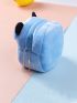 Coin Purse Pouch With Key Chain Mini Cute Kids Girl Soft Plush Coin Holder Bag Small Female Women