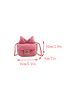 Mini Flap Novelty Bag Quilted Pattern Bow Decor Cute
