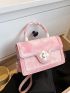 Mini Flap Square Bag Tie Dye Turn Lock