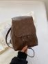 Minimalist Flap Backpack Small Mini For School
