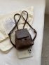 Minimalist Flap Backpack Small Mini For School