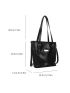 Mini Bucket Bag With Zipper Minimalist Quilted Pattern Adjustable Strap For Office