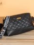 Medium Square Bag Quilted Pattern Metal Decor