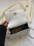 Mini Square Bag Snakeskin Embossed PU Elegant For Daily Life