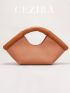 Minimalist Top Handle Bag PU