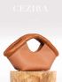 Minimalist Top Handle Bag PU