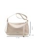 Medium Hobo Bag Letter Graphic PU, Mothers Day Gift For Mom