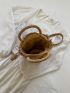 Flower Decor Straw Bag Drawstring Detail Vacation