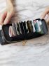 Zipper Small Wallets Women Bag Fashion Pu Bank Card Holder Coin Purses Girl Purse Wallet For Female Money Clips Portable Clutch Bag Organizer