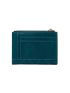 Geometric Pattern Small Wallet Metal Decor With Zipper Credit Card Holder For Daily
