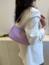 Small Hobo Bag Lilac Purple Minimalist Top Handle For Daily