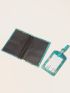 Floral Graphic Passport Case With Luggage Tag