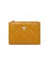 Quilted Small Wallet Fox Decor PU