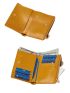 Quilted Small Wallet Fox Decor PU