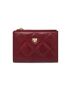 Quilted Small Wallet Fox Decor PU