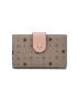 Geometric & Fox Pattern Small Wallet PU