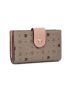 Geometric & Fox Pattern Small Wallet PU