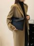 Black Envelope Bag Polyester Minimalist
