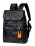 Waterproof Men's Laptop Fashion Black Business USB Charging Backpack Camping Bag