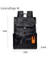 Waterproof Men's Laptop Fashion Black Business USB Charging Backpack Camping Bag