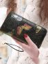 Butterfly Pattern Phone Wallet PU