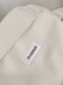 Letter Patch Decor Messenger Bag Adjustable Strap Fashionable Casual Style