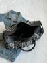 Houndstooth Pattern Travel Bag For Travel