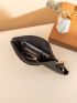 Geometric Pattern Square Bag Zipper Medium