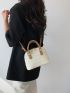 Plaid Embossed Dome Bag PU
