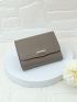 Metal Decor Small Wallet