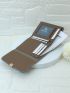 Metal Decor Small Wallet