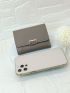 Metal Decor Small Wallet