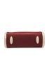 Colorblock Shoulder Tote Bag Contrast Binding With Bag Charm