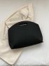 Large Clutch Bag Fashionable Crocodile Embossed Polyester