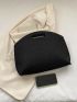 Large Clutch Bag Fashionable Crocodile Embossed Polyester