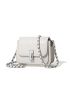 Mini Square Bag Chain Strap Crocodile Embossed