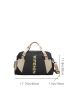 Letter Graphic Double Handle Travel Bag Sporty