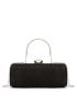 Rhinestone Decor Glitter Box Bag Ruched Glamorous