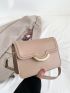 New Mini Khaki Flap Simple Women's Crossbody Bag