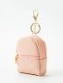 Stitch Detail Coin Purse Pink