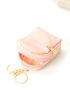 Stitch Detail Coin Purse Pink