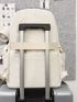 Minimalist Functional Backpack High-capacity Multi-function Zipper Adjustable-strap