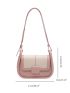 Small Saddle Bag Colorblock Flap Fashion Style