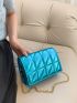 Mini Quilted Pattern Square Bag Chain Funky