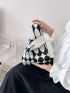 Mini Geometric Graphic Crochet Bag Vacation