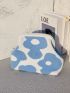 Floral Graphic Crochet Bag Cute Two Tone
