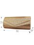 Medium Envelope Bag Fashionable Textured Pattern Flap Chain Strap For Daily Outdoor & Shopping
